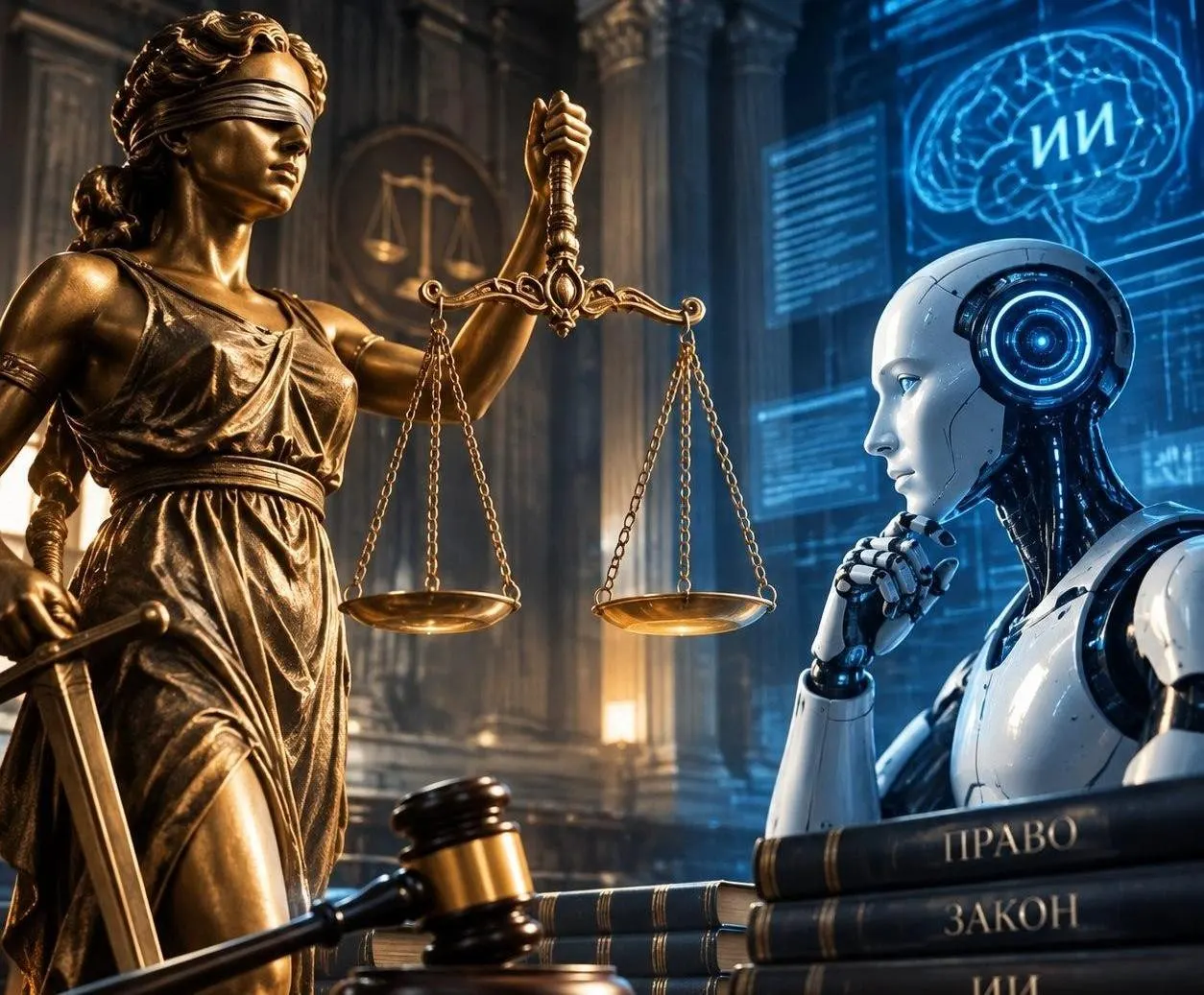 Через год в судах начнут внедрять технологии искусственного интеллекта.
