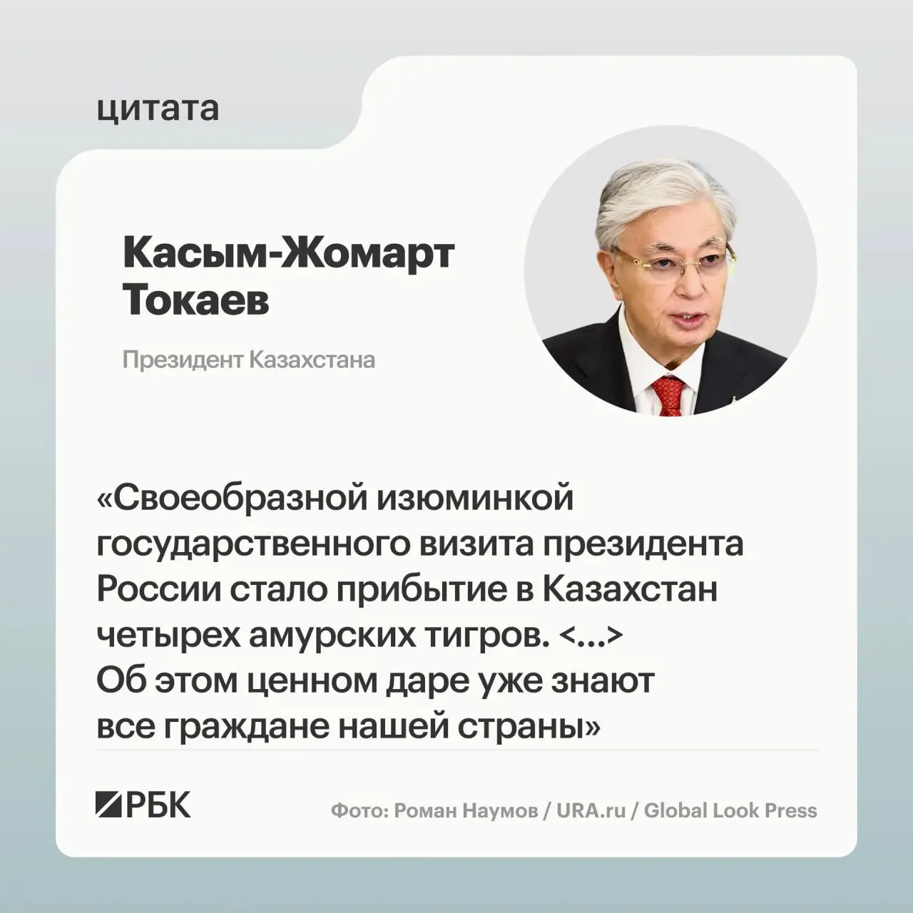 Казахстан обратился к России с просьбой помочь восстановить популяцию амурского тигра. В ответ Москва передала в дар семейство тигров и представила его лидерам двух стран.
