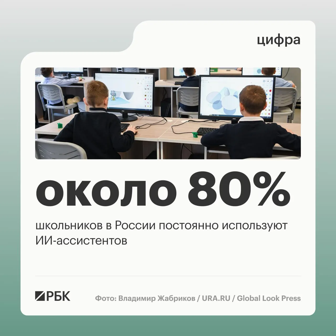 Минцифры заявило, что большинство школьников обращается к ИИ‑ассистентам; более 95% мест проживания покрыты LTE/4G, а отложенный запуск 5G помог выровнять покрытие связи по стране.